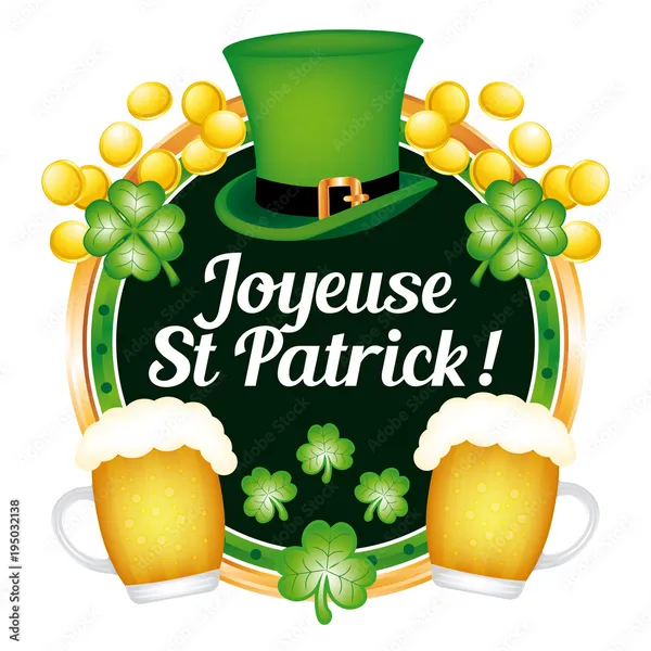 Le café fête  la Saint Patrick