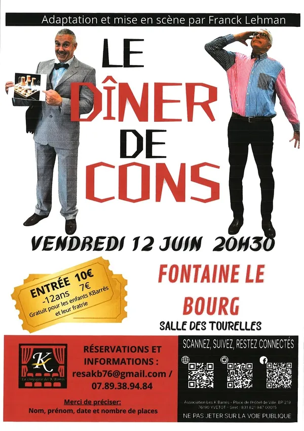 Théâtre "Le Diner de Cons"