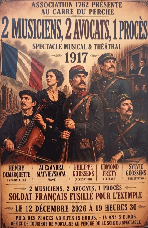 Spectacle théâtral - 2 musiciens, 2 avocats, 1 procés
