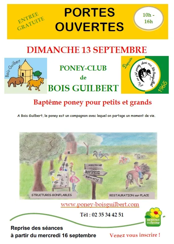 Portes ouvertes au Poney-Club de Bois-Guilbert