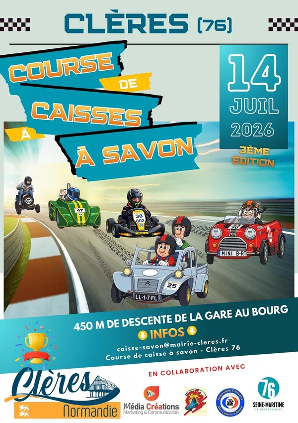 Courses de Caisses à savon de Clères, 3ème édition