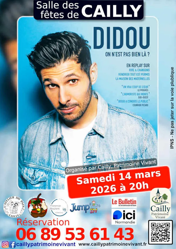 Spectacle "Didou : On n'est pas bien là ?"