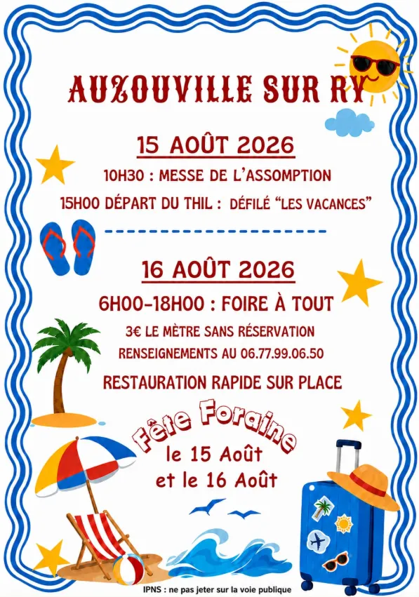 Fête foraine à Auzouville-sur-Ry