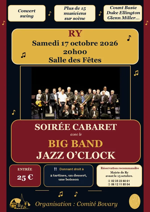 Soirée Cabaret avec Jazz O'Clock