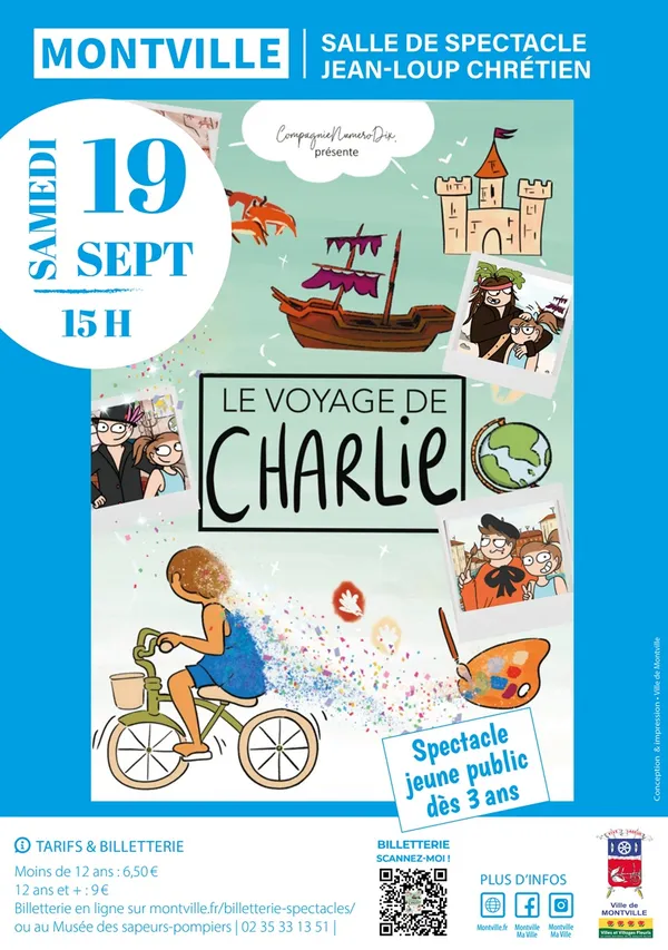Spectacle jeune public "Le voyage de Charlie"