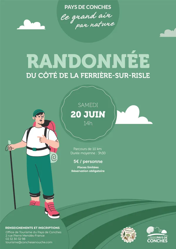Randonnée du côté de la Ferrière-sur-Risle, 20.06.2026