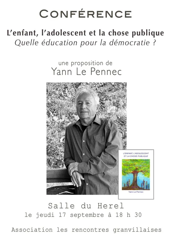 Conférence "L'enfant, l'adolescent et la chose publique"