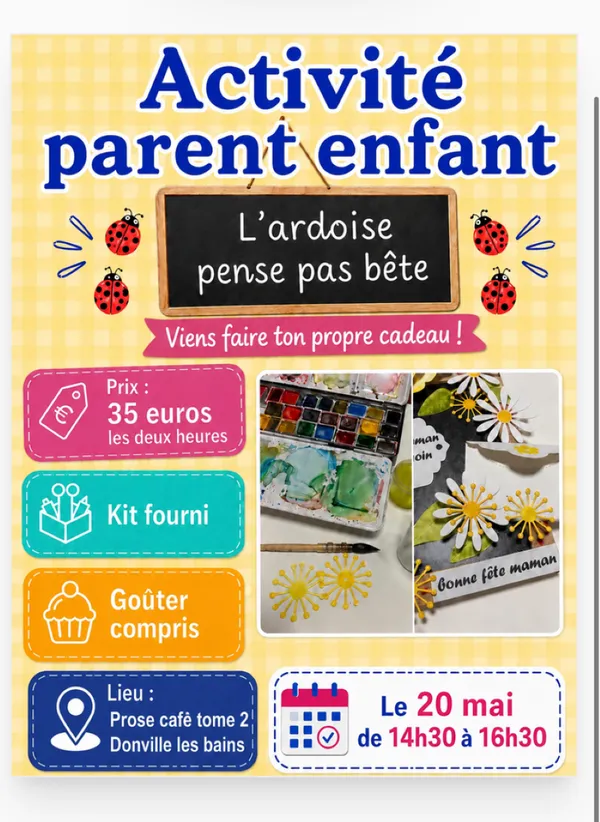 Atelier parent/enfant - Création d'un cadre