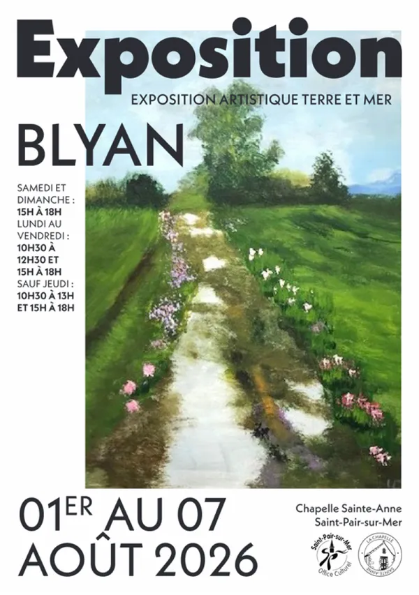 « Exposition artistique Terre et Mer » de Blyan