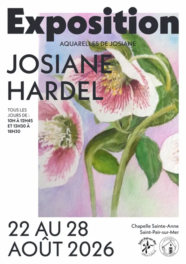 Exposition « Aquarelles de Josiane » de Josiane Hardel