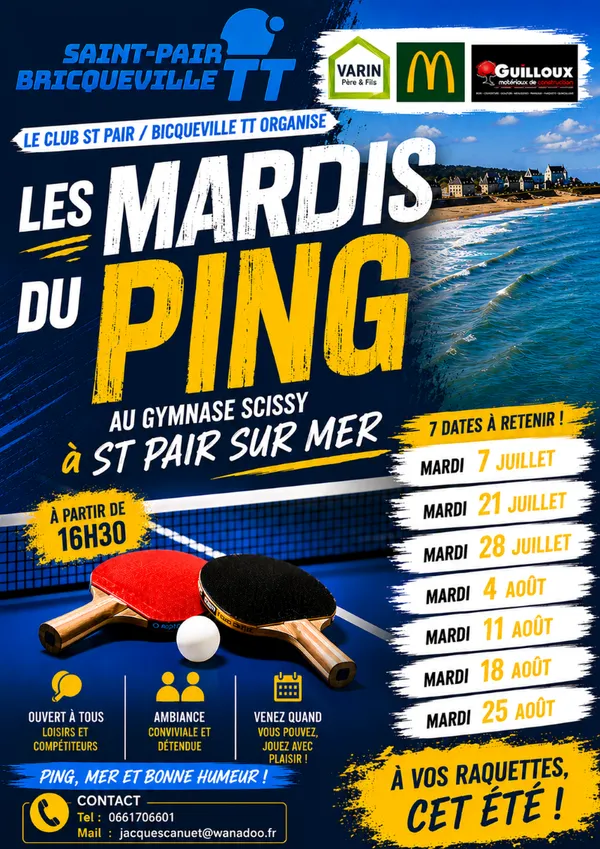 Les mardis du ping