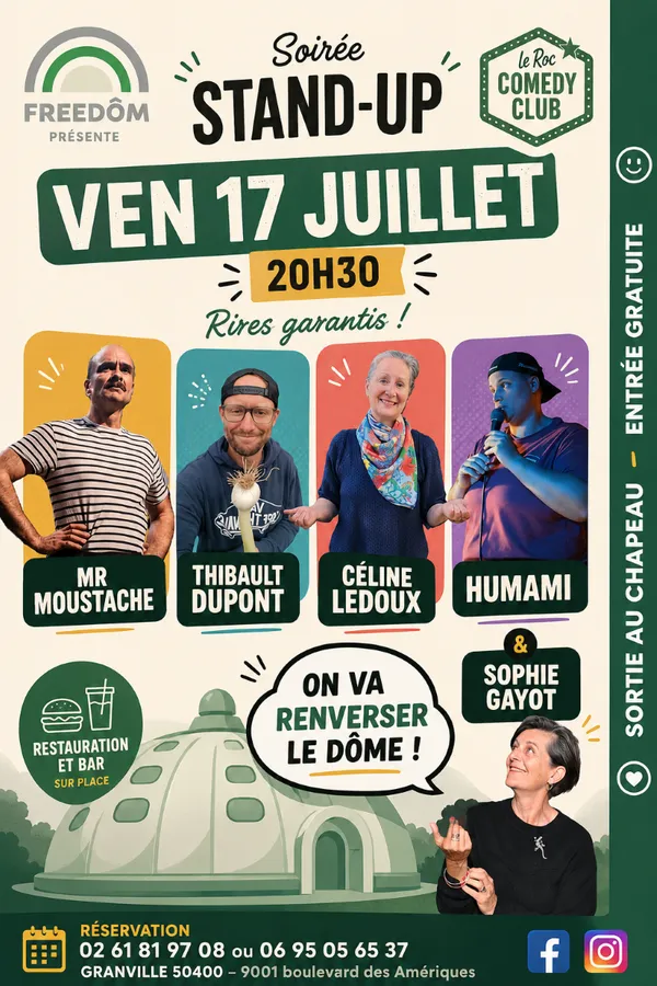 Le Roc Comedy Club est au Freedôm