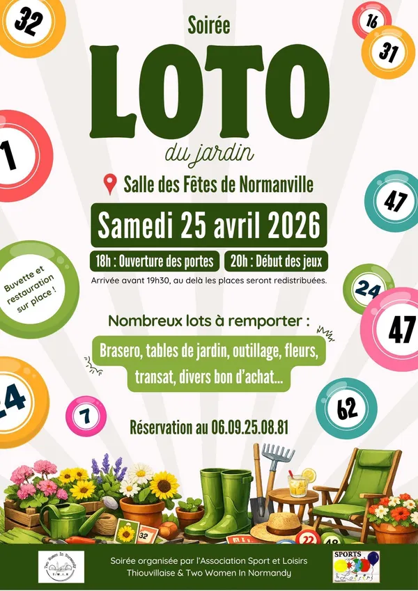 Soirée loto du jardin