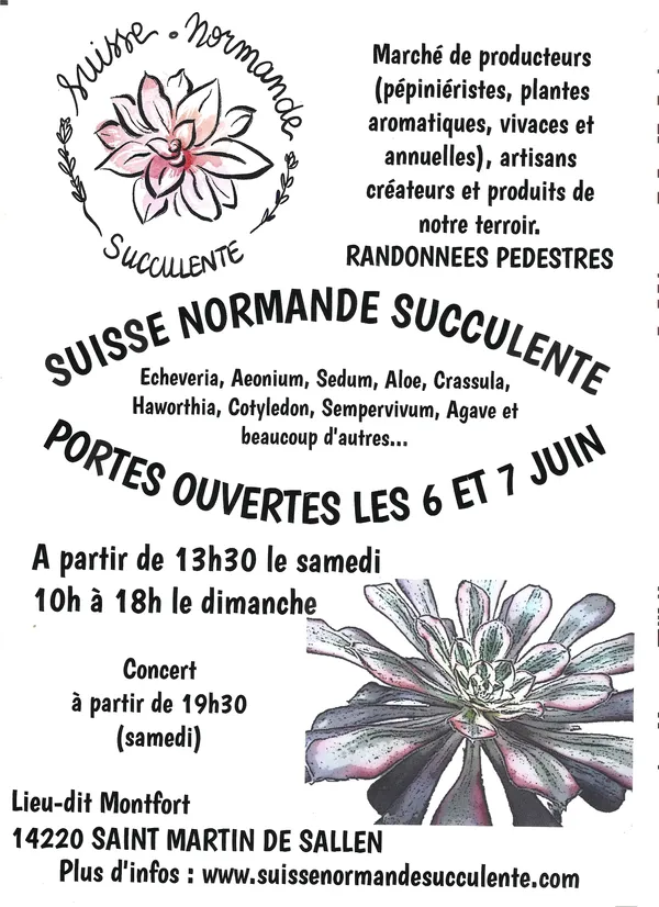 Portes ouvertes Suisse Normande Succulente