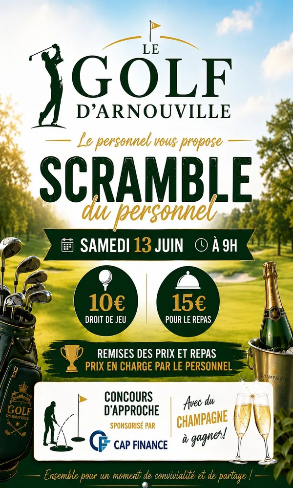 Golf - Scramble du personnel