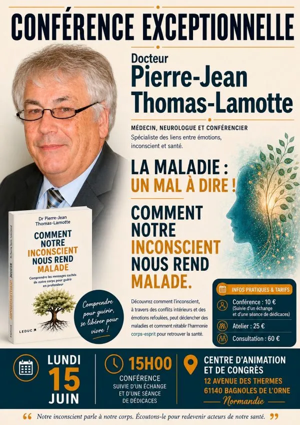 conférence : comment notre inconscient nous rend malade