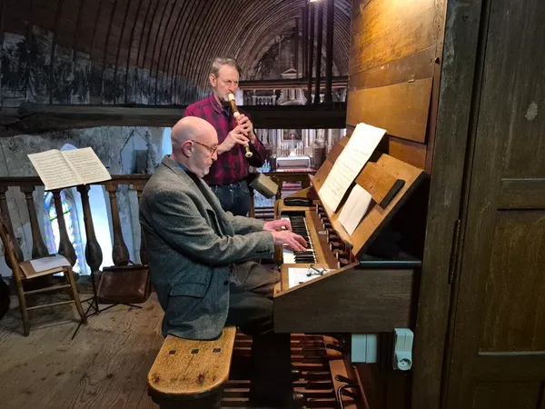 Concert d'Orgue, flûte à bec, chant