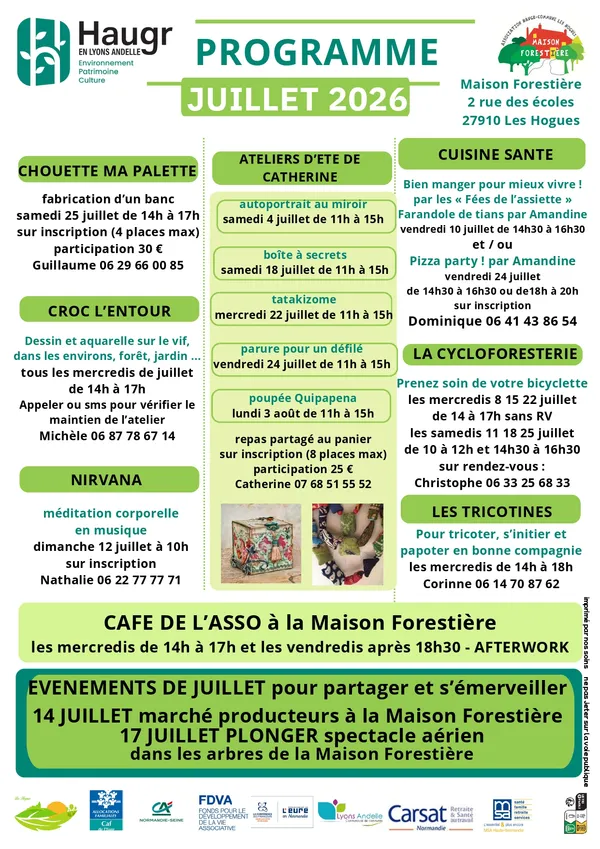 Croc l'entour à la maison forestière des Hogues