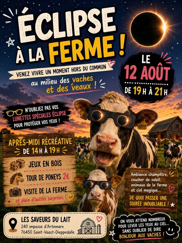Un après-midi à la ferme / Eclipse à la ferme