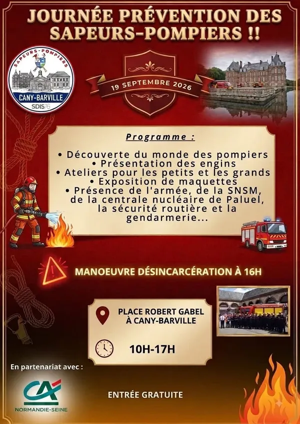 Journée de prévention des sapeurs-pompiers