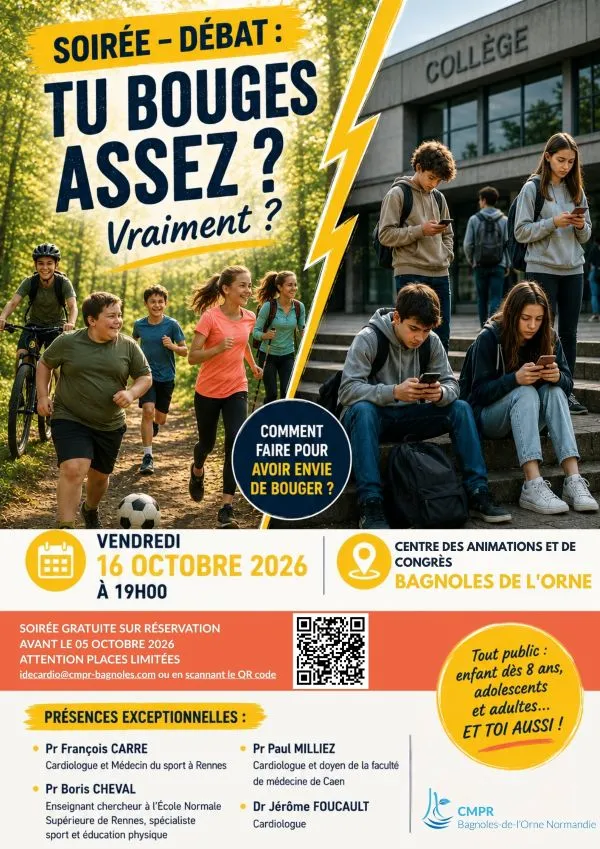 Soirée débat : Tu bouges assez ? Vraiment?