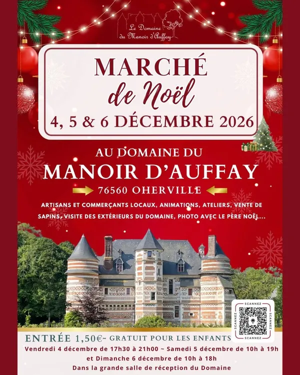 Marché de Noël au Manoir d'Auffay