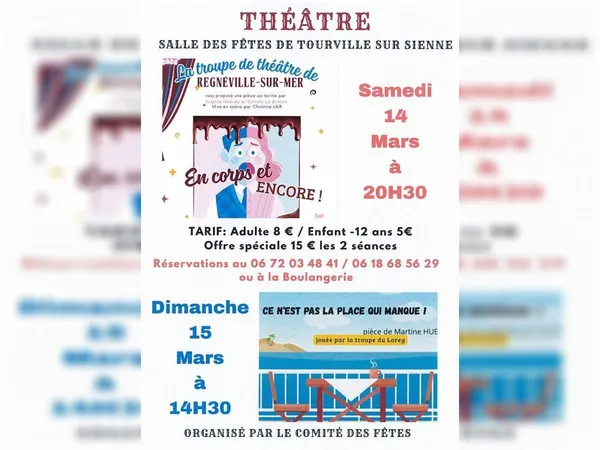 Théâtre "Ce n'est pas la place qui manque"