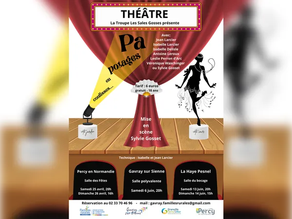 Théâtre "Pa potages en coulisses"