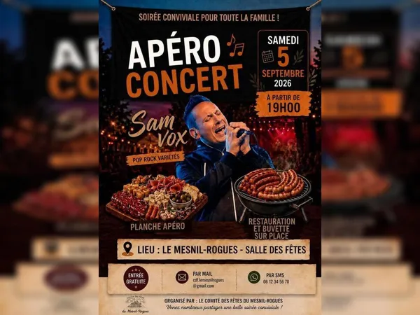 Apéro-concert : Sam Vox