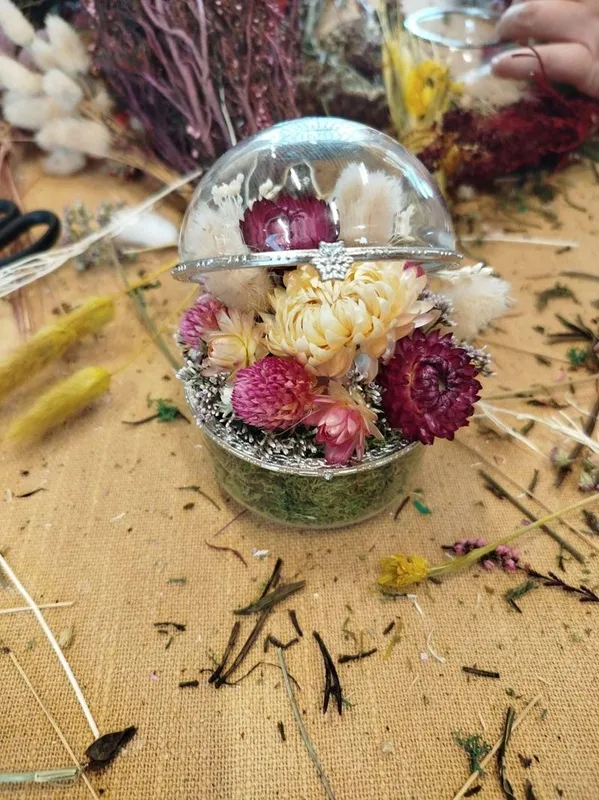 Atelier petite boîte en verre