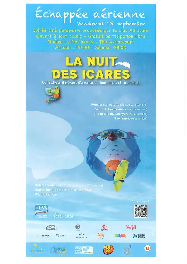 La Nuit des Icares : soirée cinéma