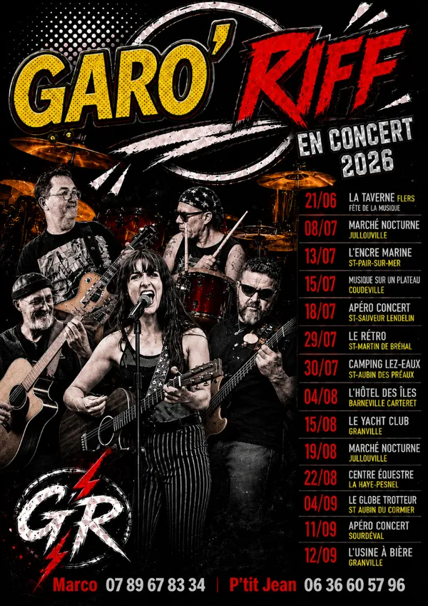 Concert rock, pop, blues et soul