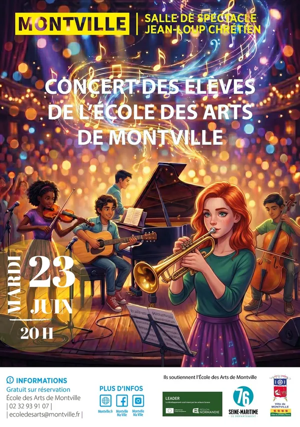 Concert des élèves de l'école des arts de Montville