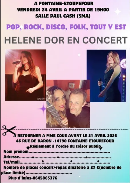 Hélène Dor en concert