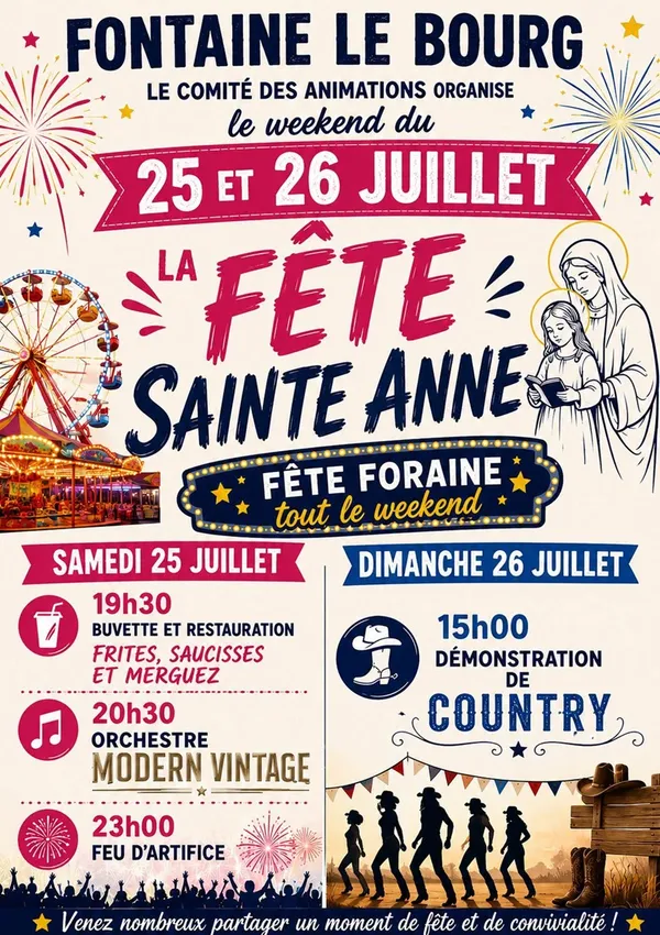 Fête Sainte Anne de Fontaine-le-Bourg