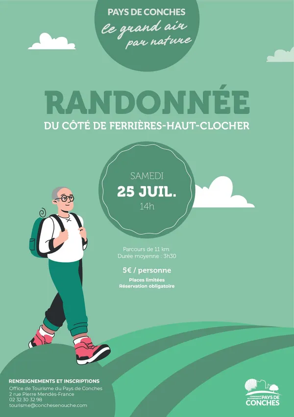 Randonnée du côté de Ferrières-Haut-Clocher, 25.07.2026