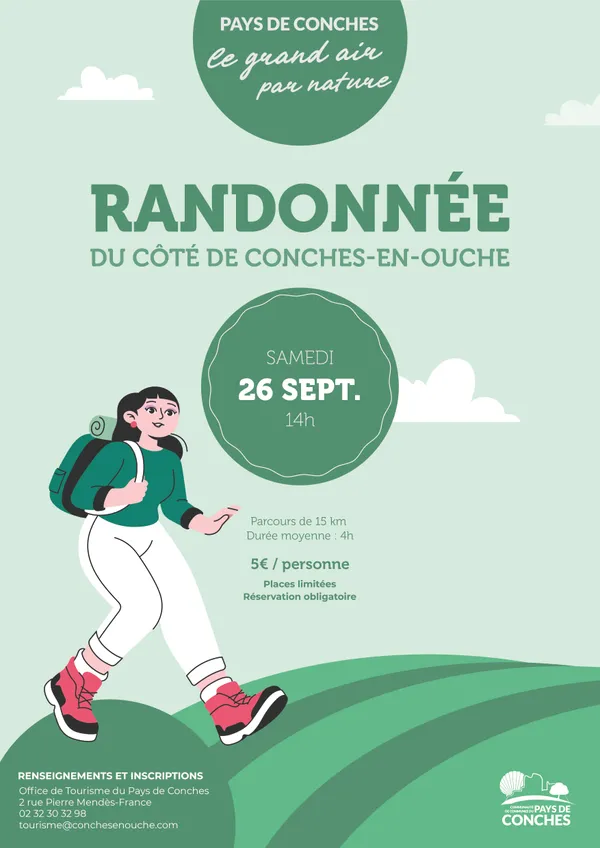 Randonnée du côté de Conches, 26.09.2026