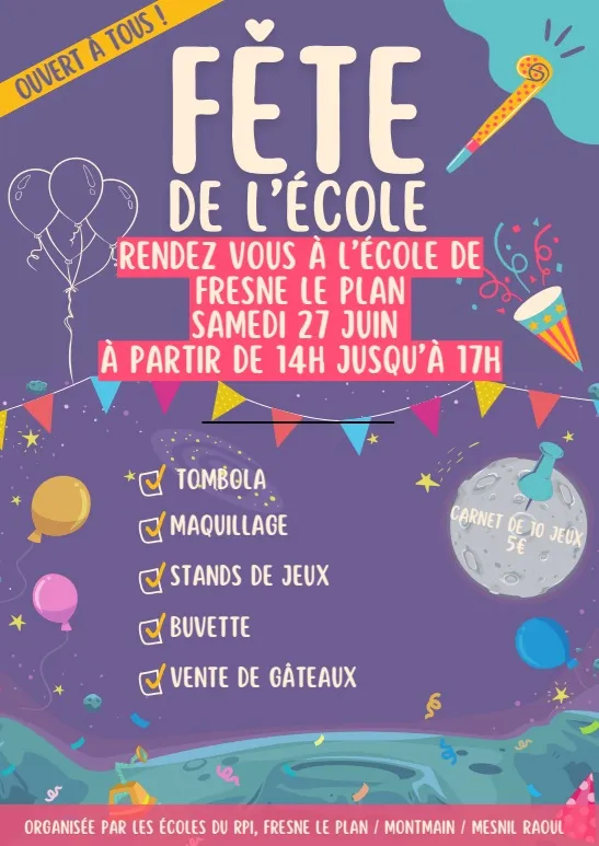 Fête de l'école