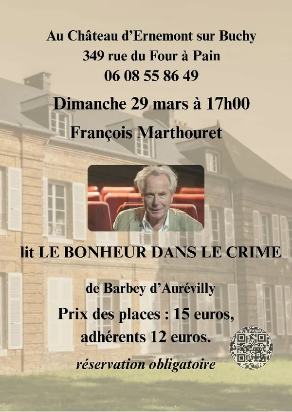Lecture théâtralisée : "Le Bonheur dans le Crime"