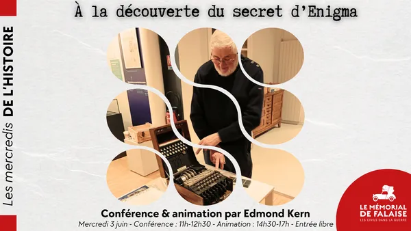 Conférence & animation "À la découverte du secret d'Enigma" par Edmond Kern