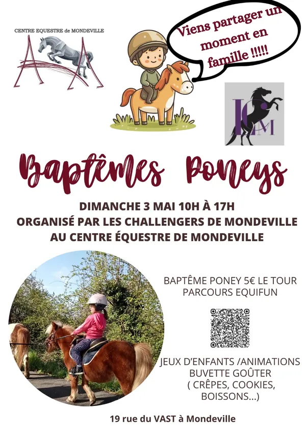 Baptême poney