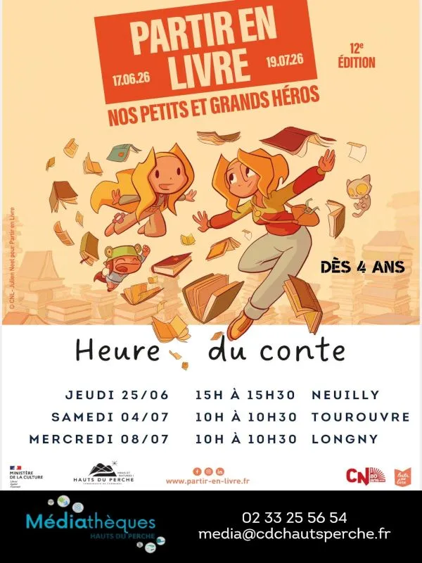 Partir en Livre 12ème édition sur le thème : Nos petits et grands héros