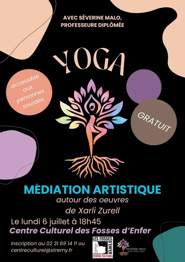 Yoga avec Séverine Malo autour des œuvres de Xarli Zurell