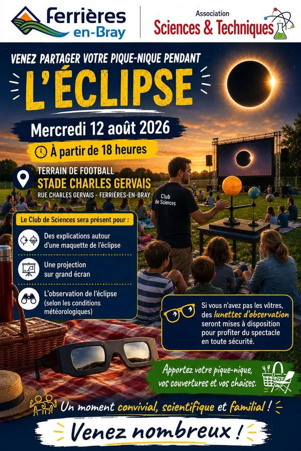 Pique-nique sous l'éclipse