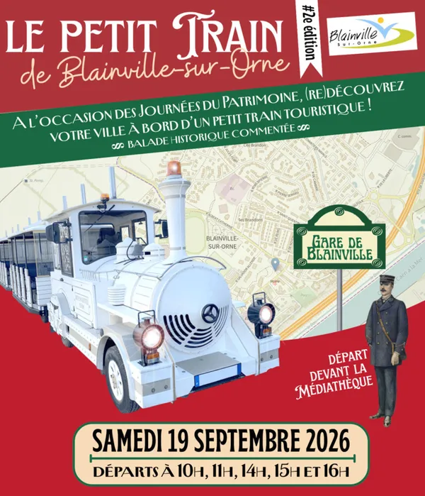 Balade en petit train dans Blainville-sur-Orne | Journées du Patrimoine