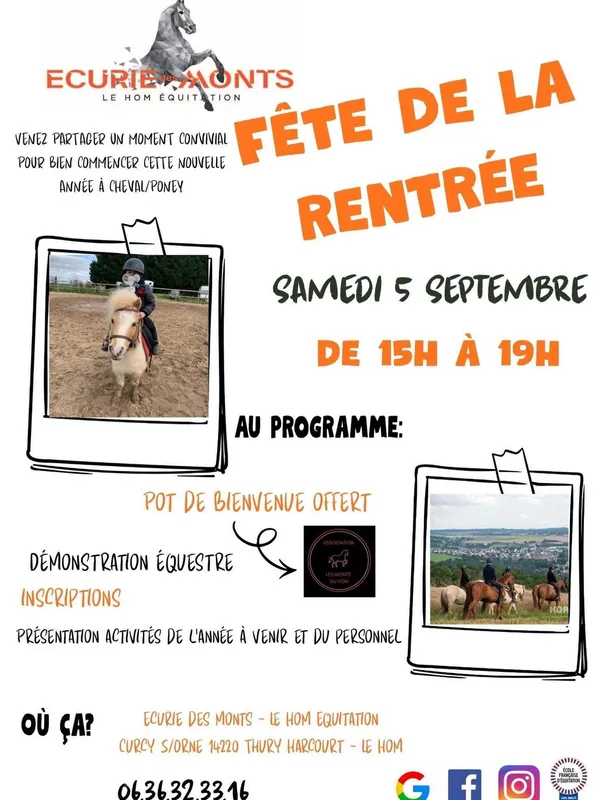 Fête de la rentrée aux Ecuries des Monts