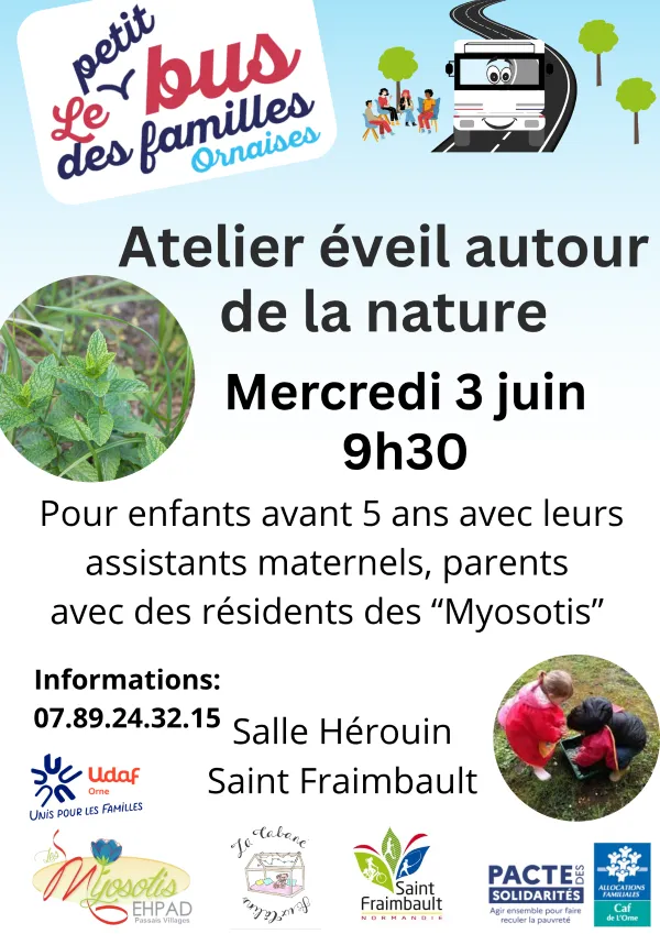 atelier éveil autour de la nature