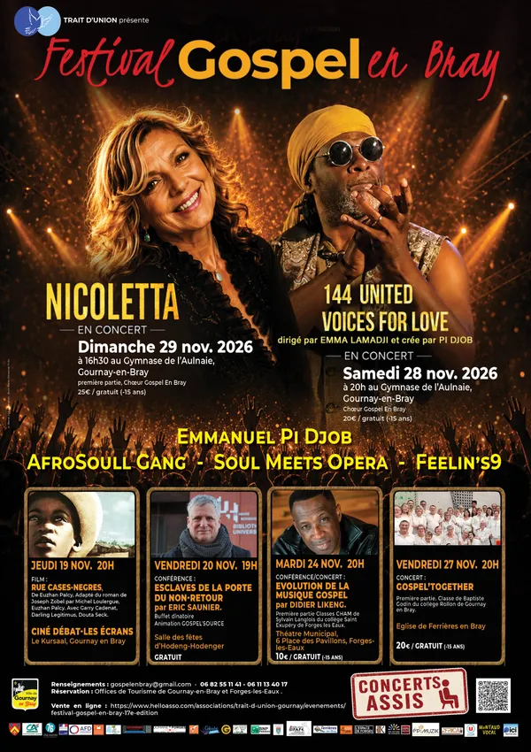 Concert 144 United Voices for Love - Festival Gospel en Bray