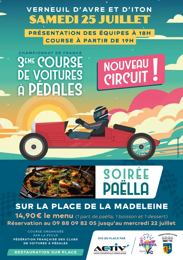 Courses de voitures à pédales