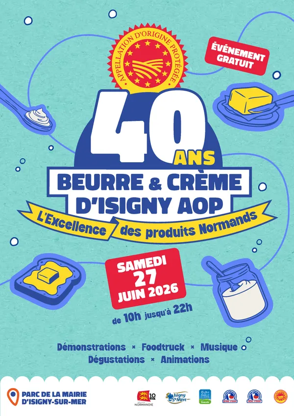 40 ans du Beurre et de la Crème d'Isigny AOP